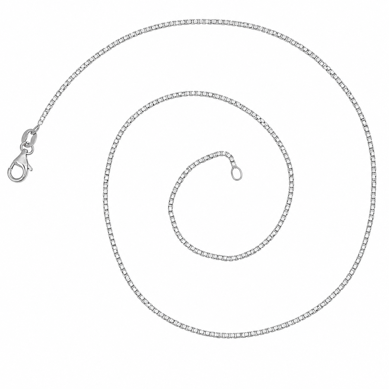 Collana - 18 carati Oro bianco - Made in Italy - Handmade