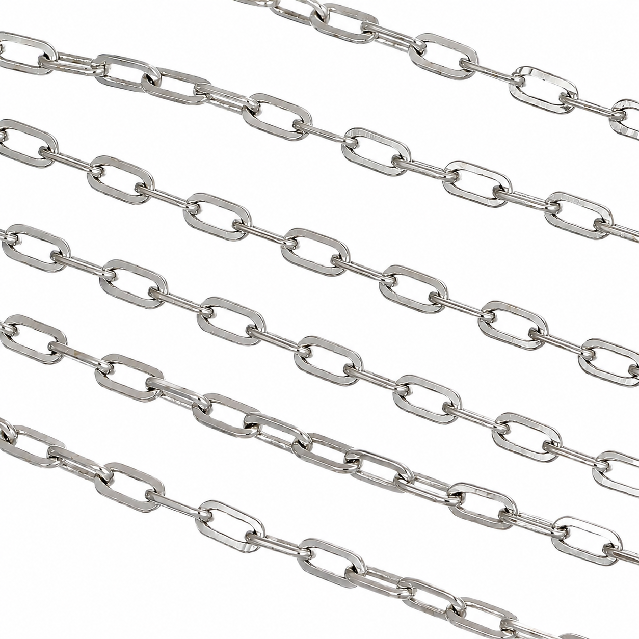 Collana - 18 carati Oro bianco - Made in Italy - Handmade