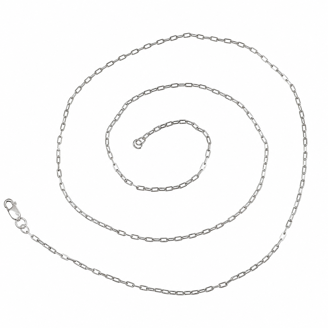 Collana - 18 carati Oro bianco - Made in Italy - Handmade