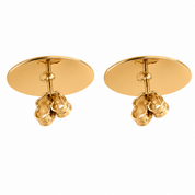 Orecchini - 18 carati Oro giallo - Made in Italy - Handmade