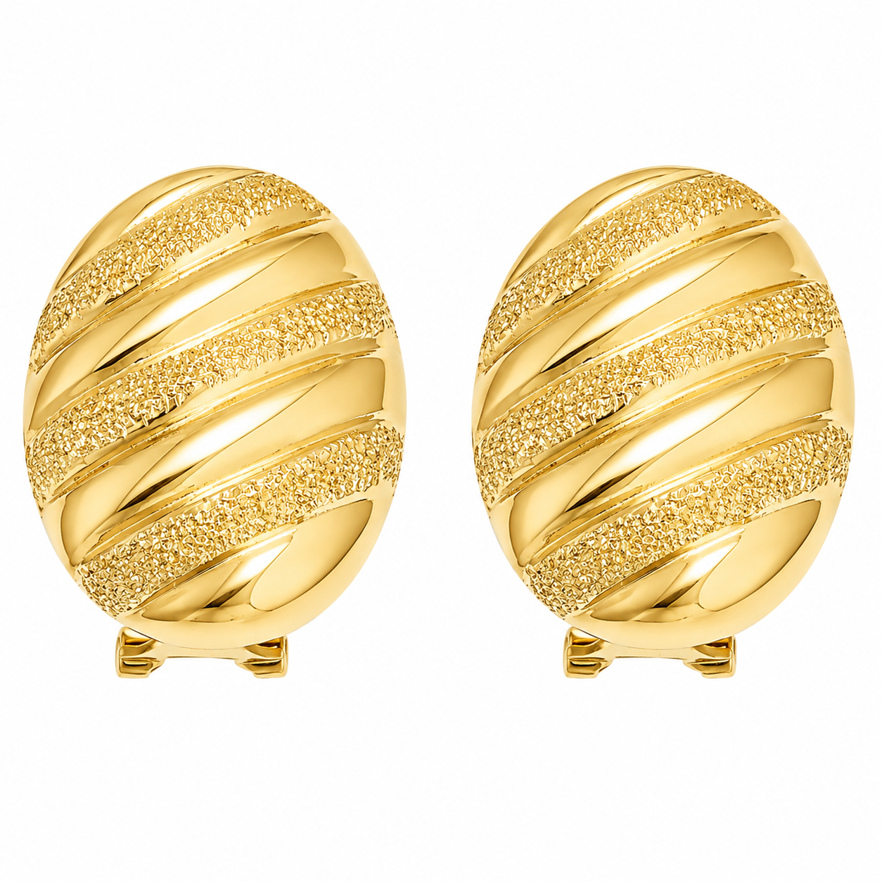 Orecchini - 18 carati Oro giallo - Made in Italy - Handmade