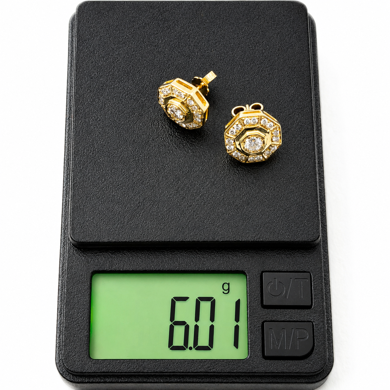 Orecchini - 18 carati Oro giallo - 0.88ct. tw. Diamante (Naturale) - Made in Italy - Handmade