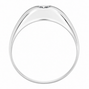 Anello - 18 carati Oro bianco - 0.23ct. tw. Diamante (Naturale) - Made in Italy - Handmade