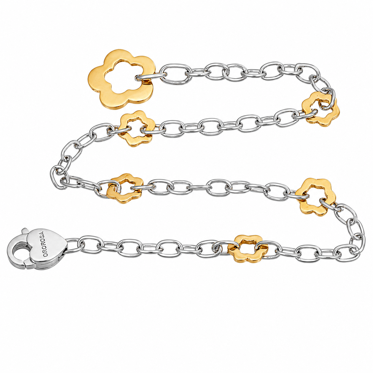 Bracciale - 18 carati Oro bianco, Oro giallo - Made in Italy - Handmade