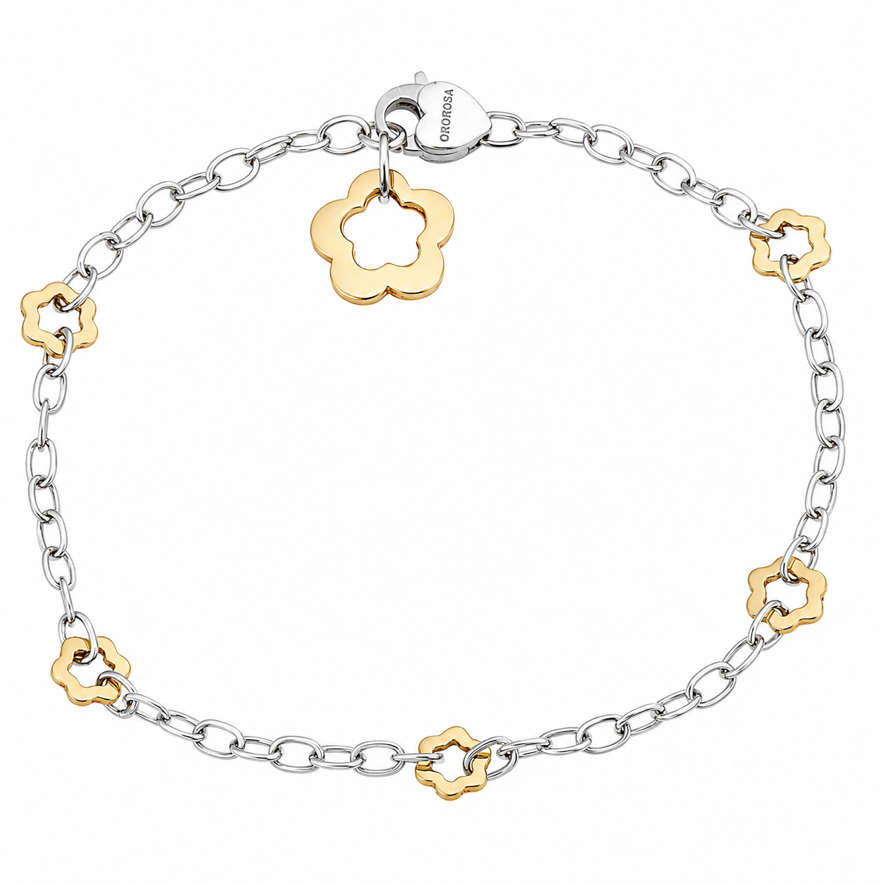 Bracciale - 18 carati Oro bianco, Oro giallo - Made in Italy - Handmade