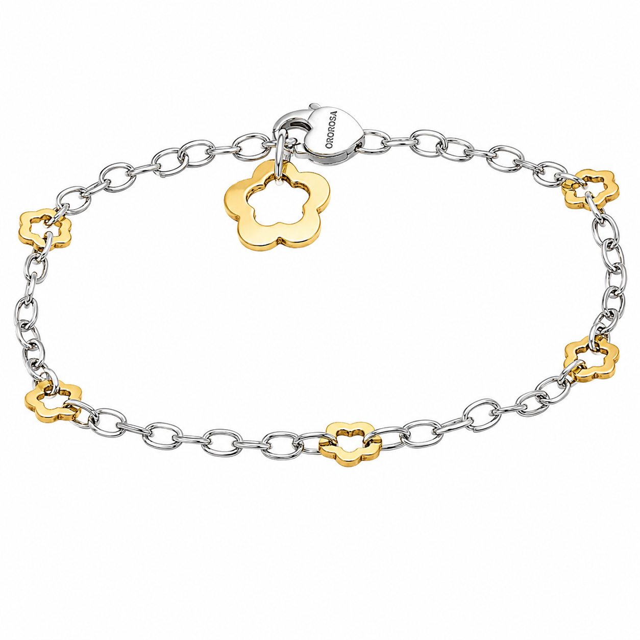Bracciale - 18 carati Oro bianco, Oro giallo - Made in Italy - Handmade