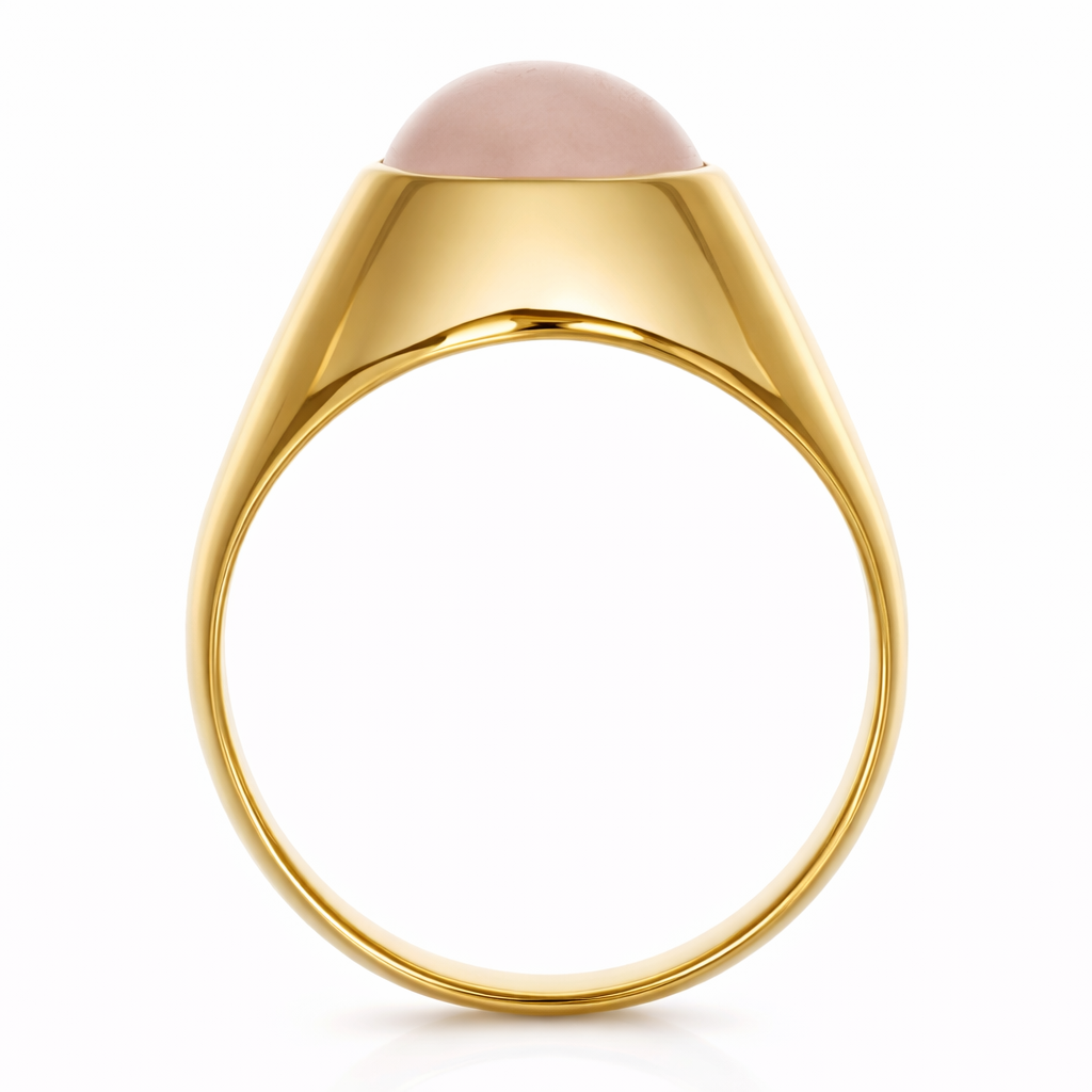 Anello - 18 carati Oro giallo, Pietra di luna - 3.70ct. tw.