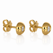 Orecchini - 18 carati Oro giallo - 0.24ct. tw. Diamante (Naturale)