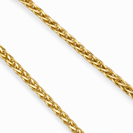 Collana con ciondolo - 18 carati Oro giallo - 0.12ct. tw. Diamante (Naturale)