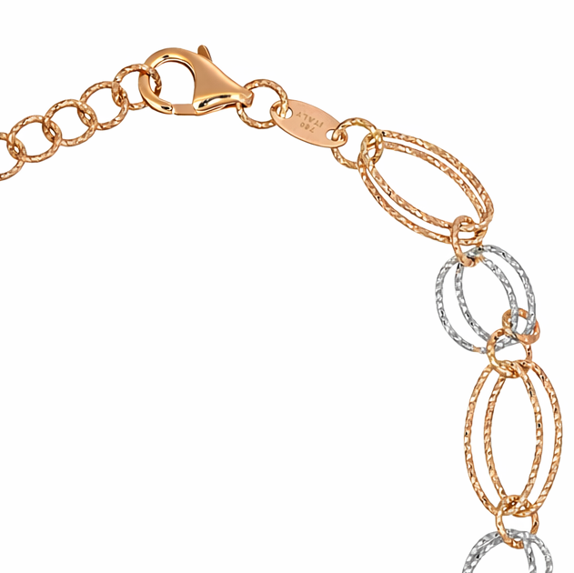 Bracciale - 18 carati Oro giallo, Oro bianco - 0.90ct. tw. Ametista