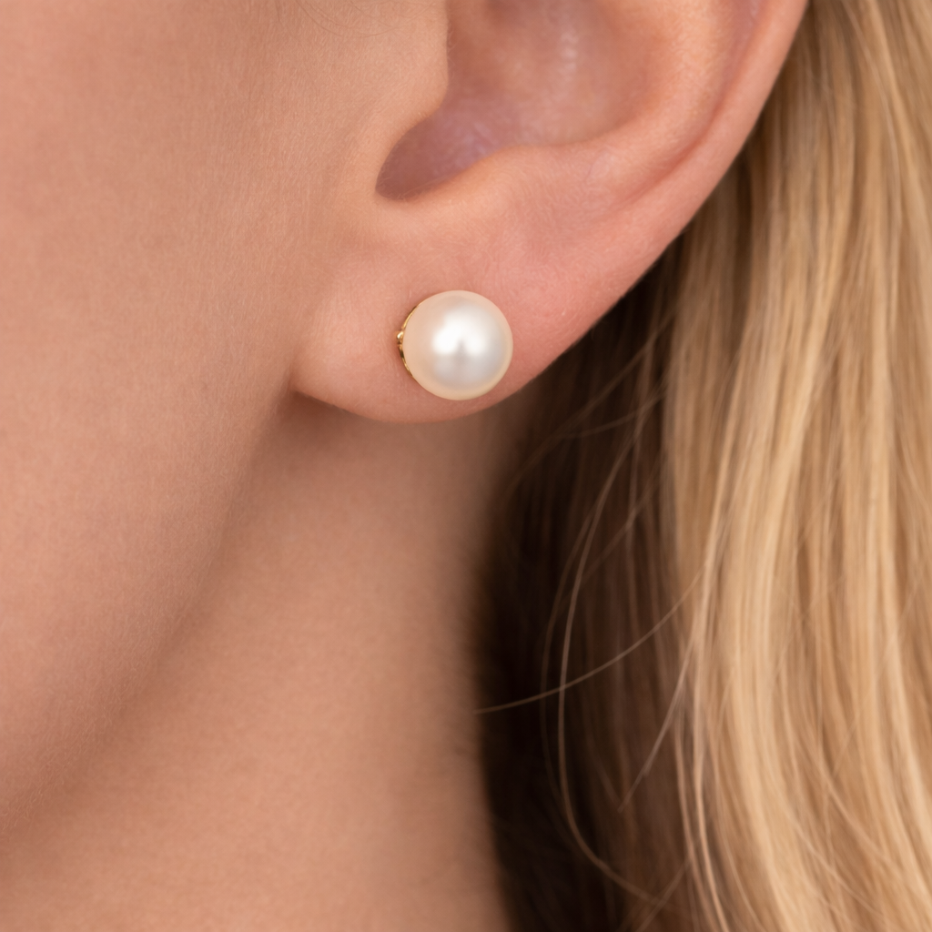 Orecchini - 18 carati Oro giallo - Perla