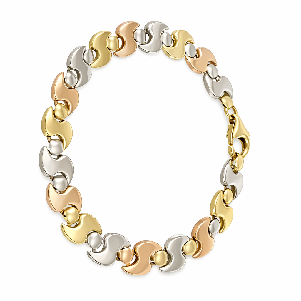 Bracciale - 18 carati Oro bianco, Oro giallo, Oro rosa