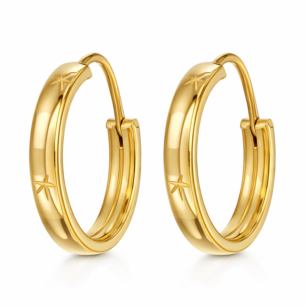 Orecchini - 18 carati Oro giallo