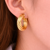 Orecchini - 18 carati Oro giallo