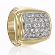 Anello - 18 carati Oro bianco, Oro giallo - 2.24ct. tw. Diamante (Naturale)