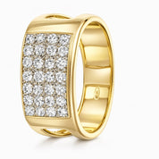 Anello da donna in oro giallo 18