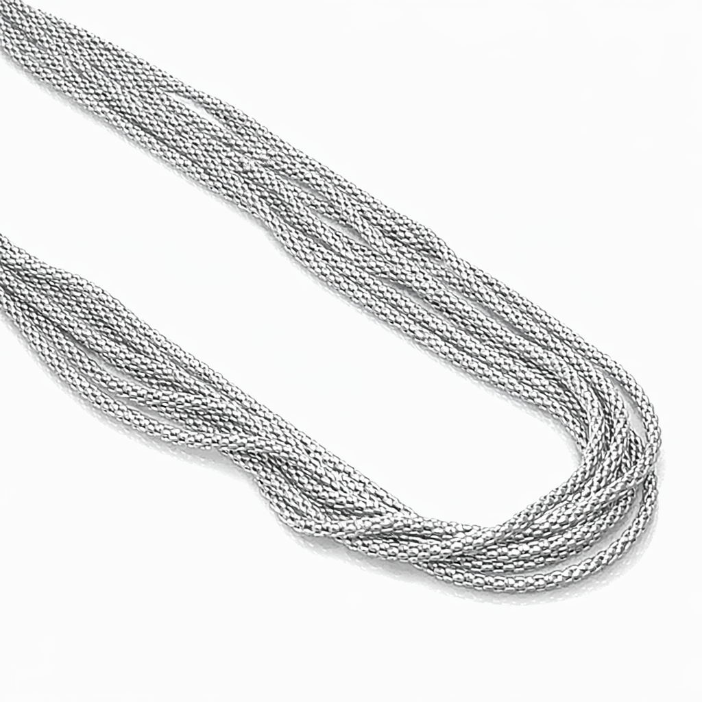 Collana da donna in oro bianco 18 carati