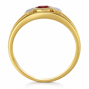 Anello da donna in oro giallo 18 carati