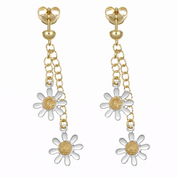 Orecchini - 18 carati Oro bianco, Oro giallo