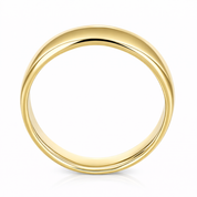 Anello - 18 carati Oro giallo - 0.10ct. tw. Diamante (Naturale)