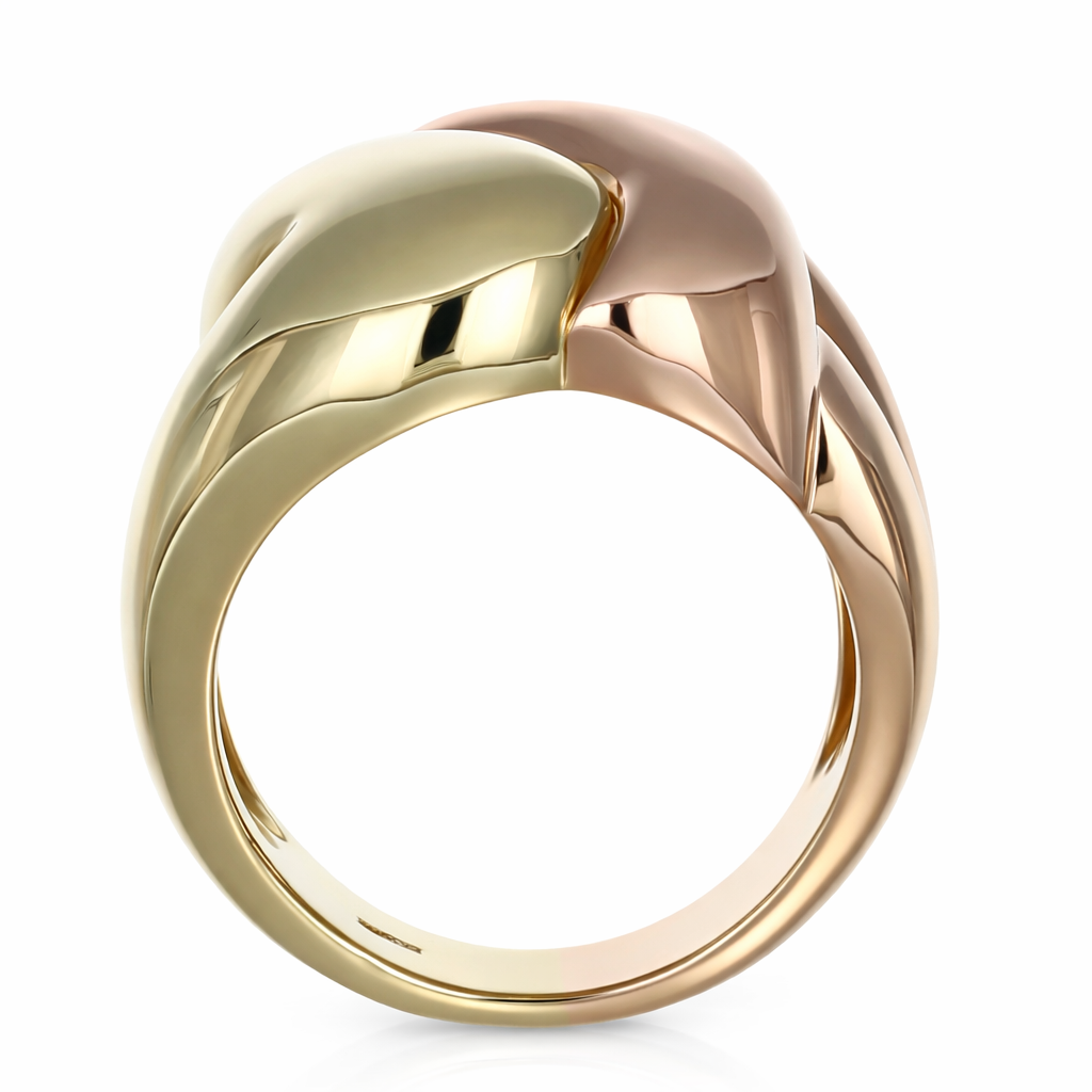 Anello - 18 carati Oro giallo, Oro rosa