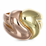 Anello - 18 carati Oro giallo, Oro rosa