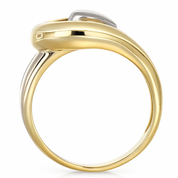 Anello - 18 carati Oro bianco, Oro giallo
