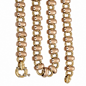 Collana - 18 carati Oro giallo, Oro rosa - Made in Italy - Handmade