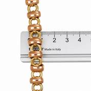 Collana - 18 carati Oro giallo, Oro rosa - Made in Italy - Handmade