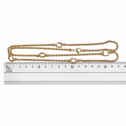 Collana - 18 carati Oro giallo - Made in Italy - Handmade
