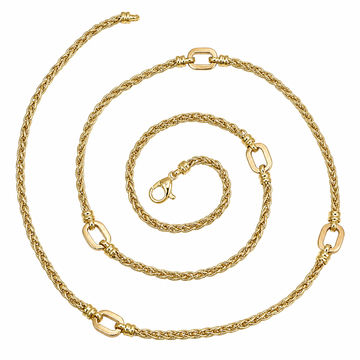 Collana - 18 carati Oro giallo - Made in Italy - Handmade