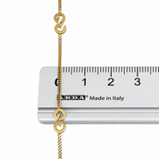 Collana - 18 carati Oro giallo - Made in Italy - Handmade