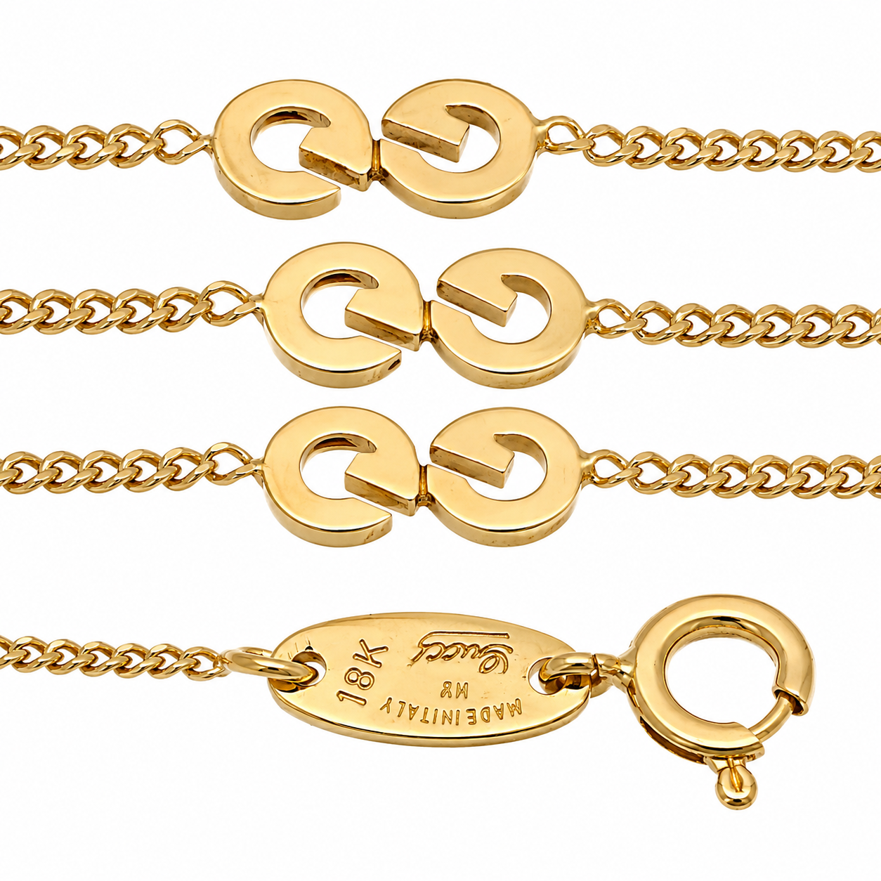 Collana - 18 carati Oro giallo - Made in Italy - Handmade