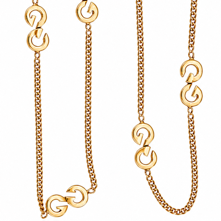 Collana - 18 carati Oro giallo - Made in Italy - Handmade