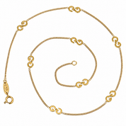 Collana - 18 carati Oro giallo - Made in Italy - Handmade