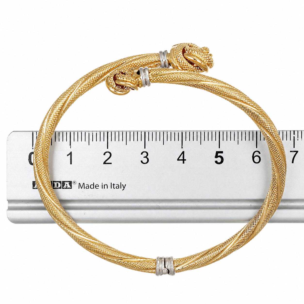 Bracciale - 18 carati Oro giallo, Oro bianco - Handmade - Made in Italy