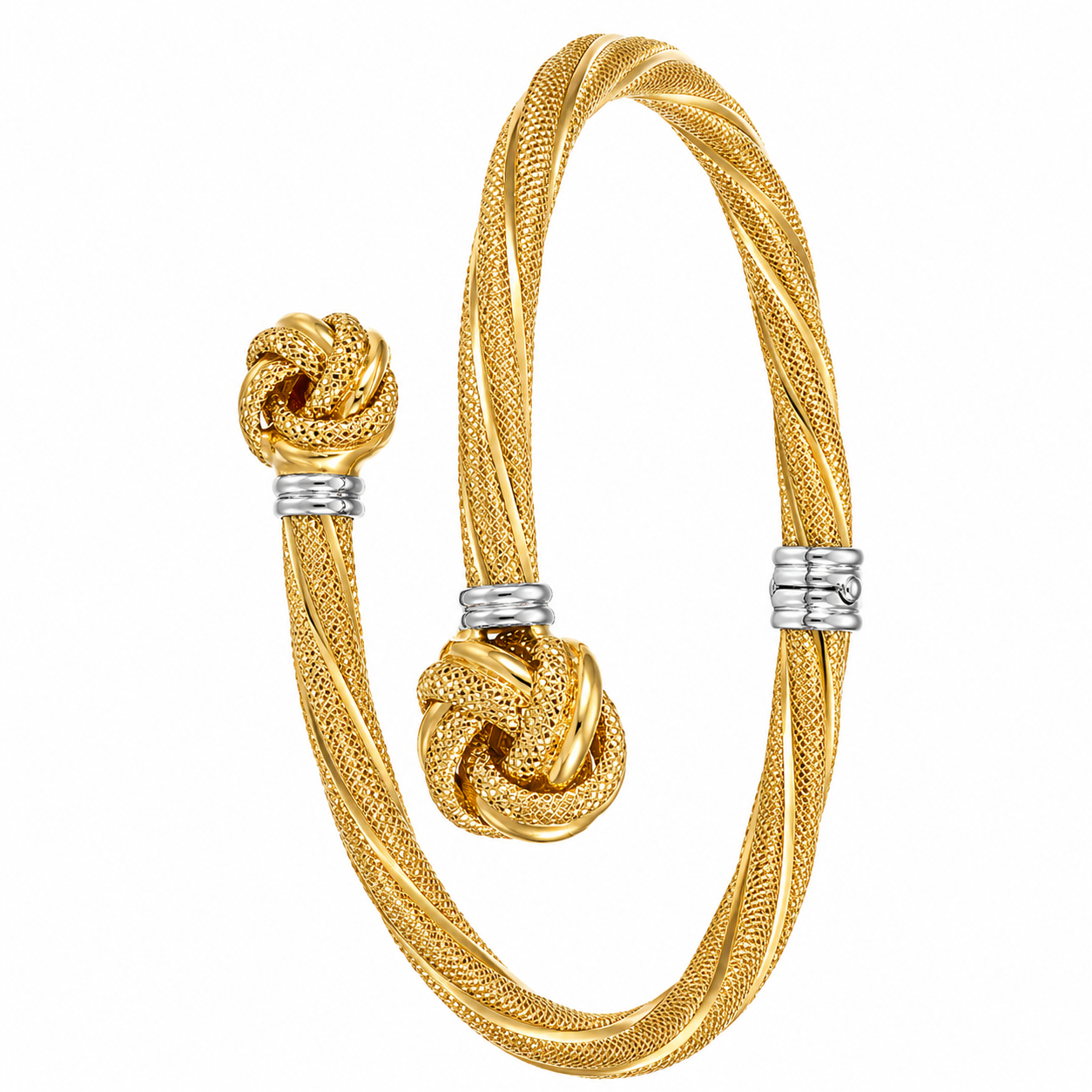 Bracciale - 18 carati Oro giallo, Oro bianco - Handmade - Made in Italy