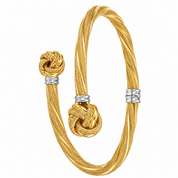 Bracciale - 18 carati Oro giallo, Oro bianco - Handmade - Made in Italy