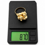 Anello - 18 carati Oro giallo - Handmade