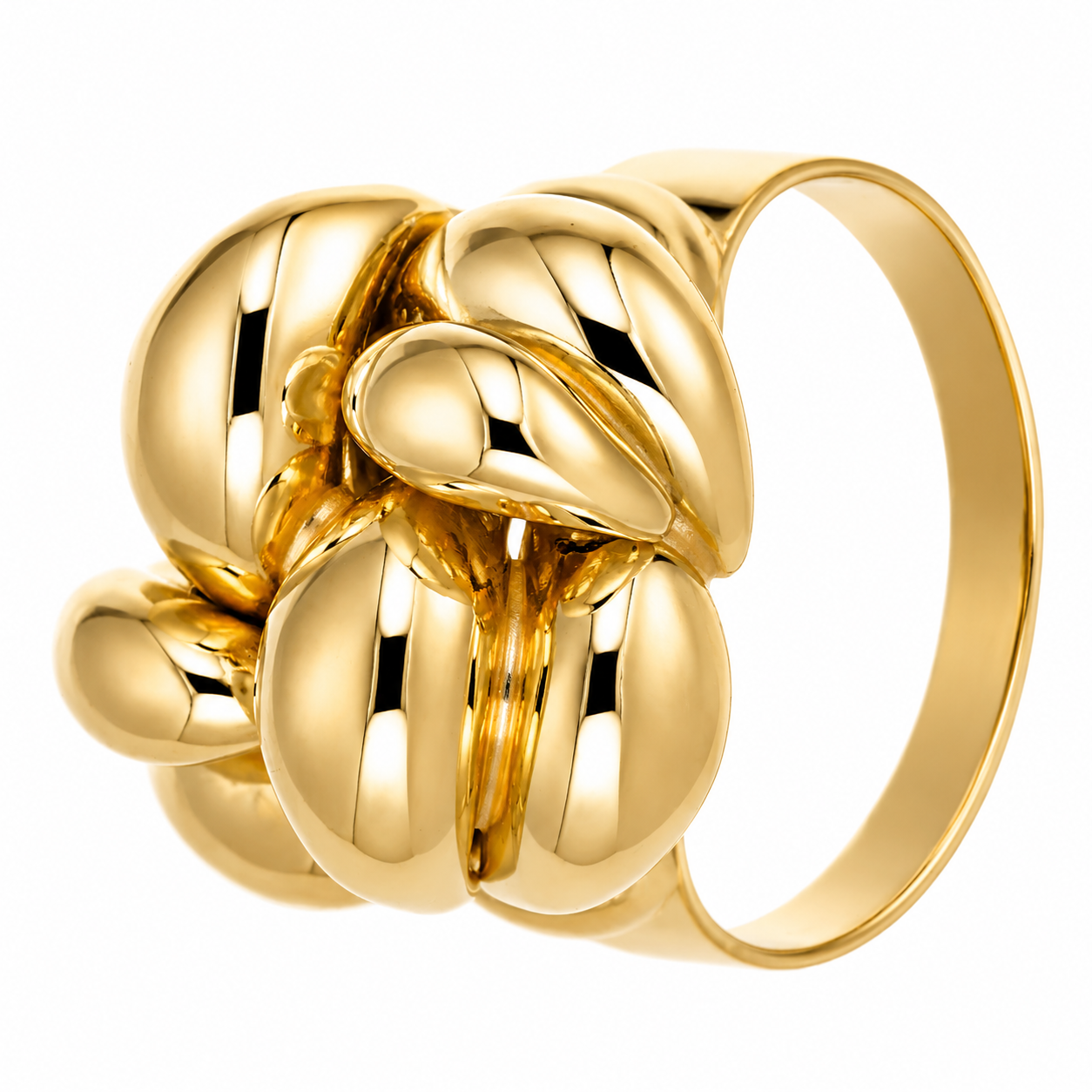 Anello - 18 carati Oro giallo - Handmade