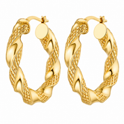 Orecchini - 18 carati Oro giallo - Made in Italy - Handmade