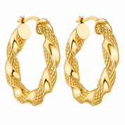 Orecchini - 18 carati Oro giallo - Made in Italy - Handmade