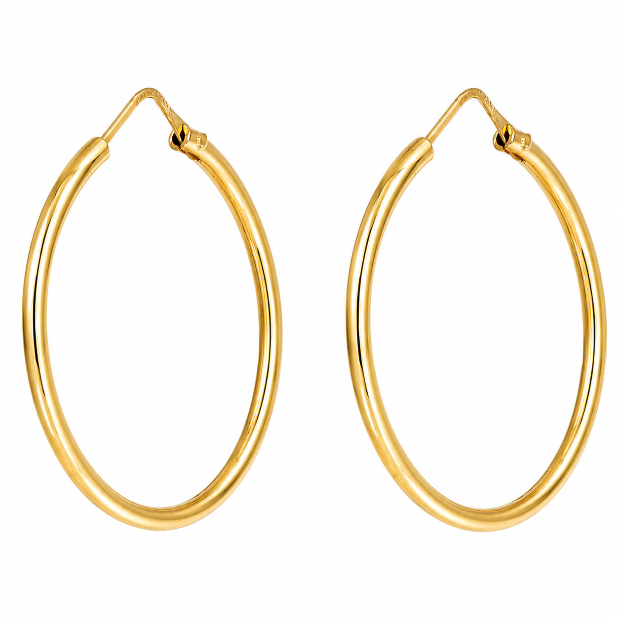 Orecchini - 18 carati Oro giallo - Made in Italy - Handmade