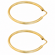 Orecchini - 18 carati Oro giallo - Made in Italy - Handmade