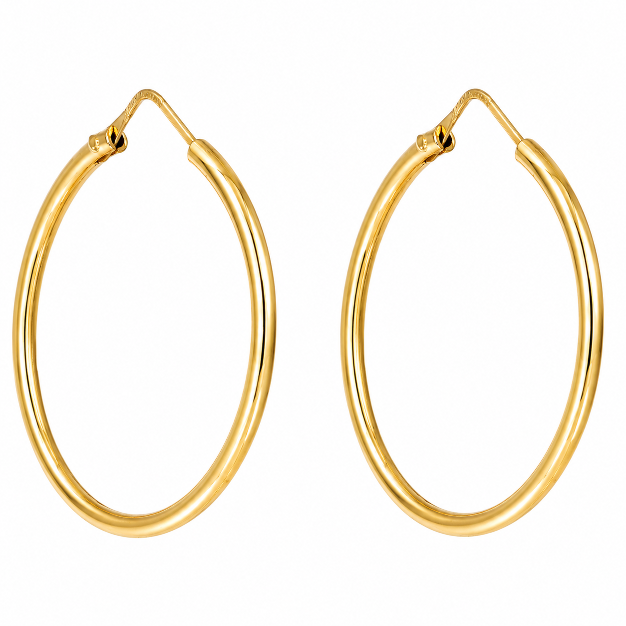 Orecchini - 18 carati Oro giallo - Made in Italy - Handmade