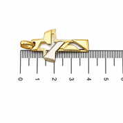 Ciondolo - 18 carati Oro giallo, Oro bianco - Made in Italy - Handmade