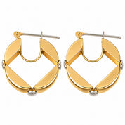 Orecchini - 18 carati Oro giallo, Oro bianco