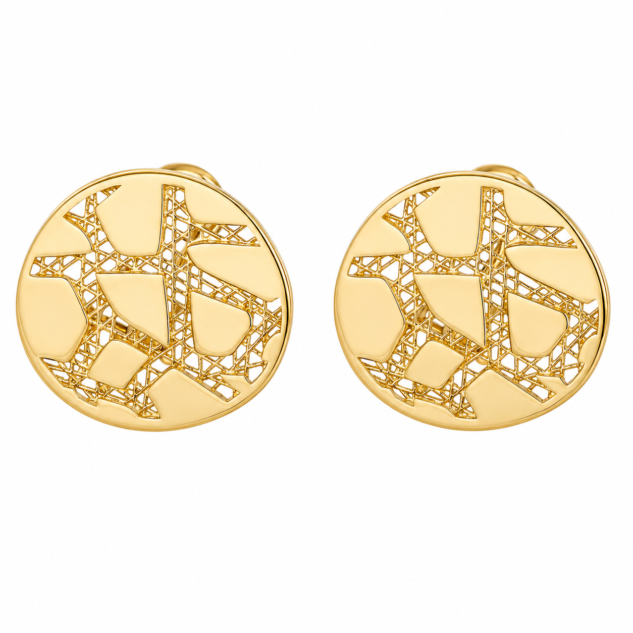 Orecchini - 18 carati Oro giallo - Made in Italy - Handmade