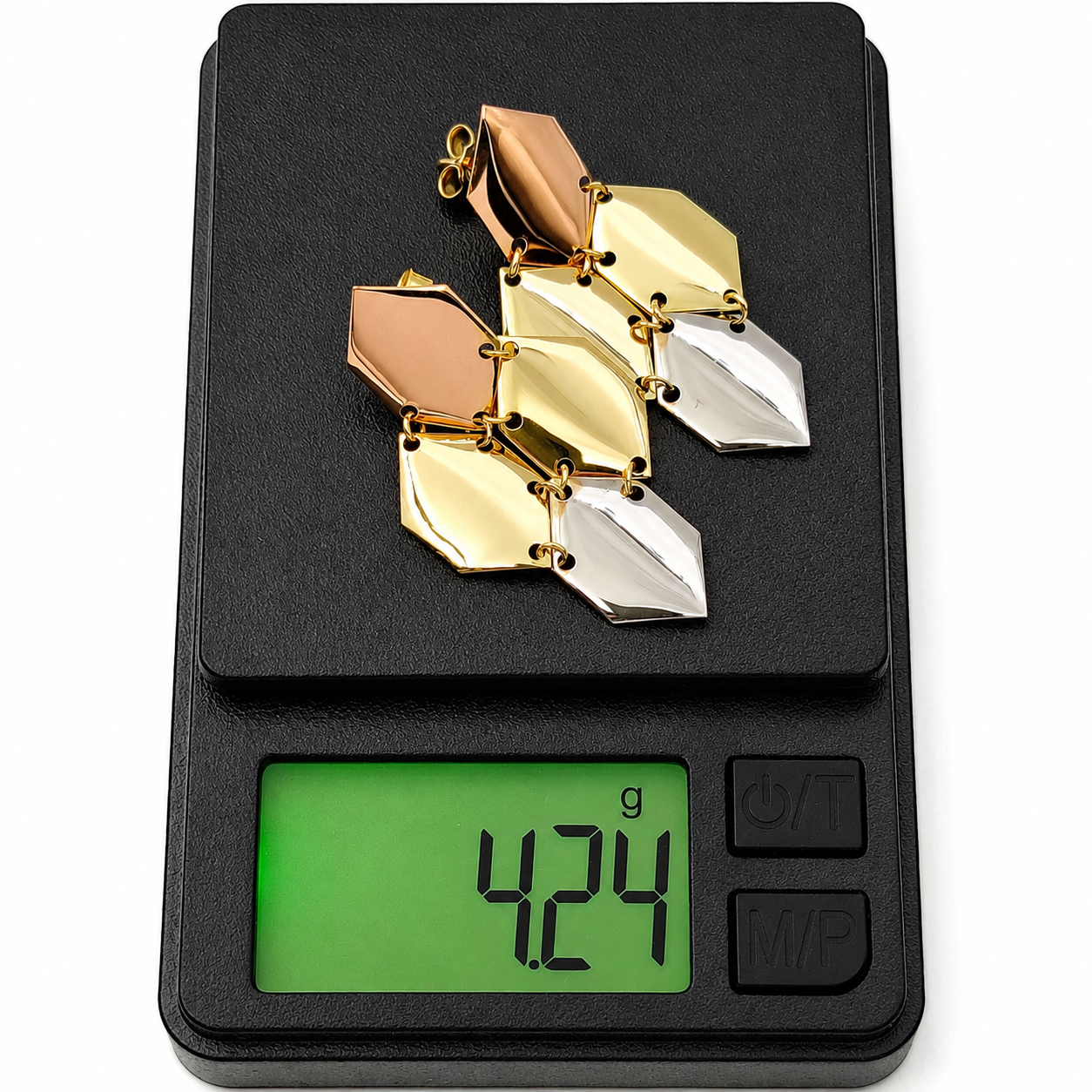 Orecchini - 18 carati Oro giallo, Oro rosa, Oro bianco