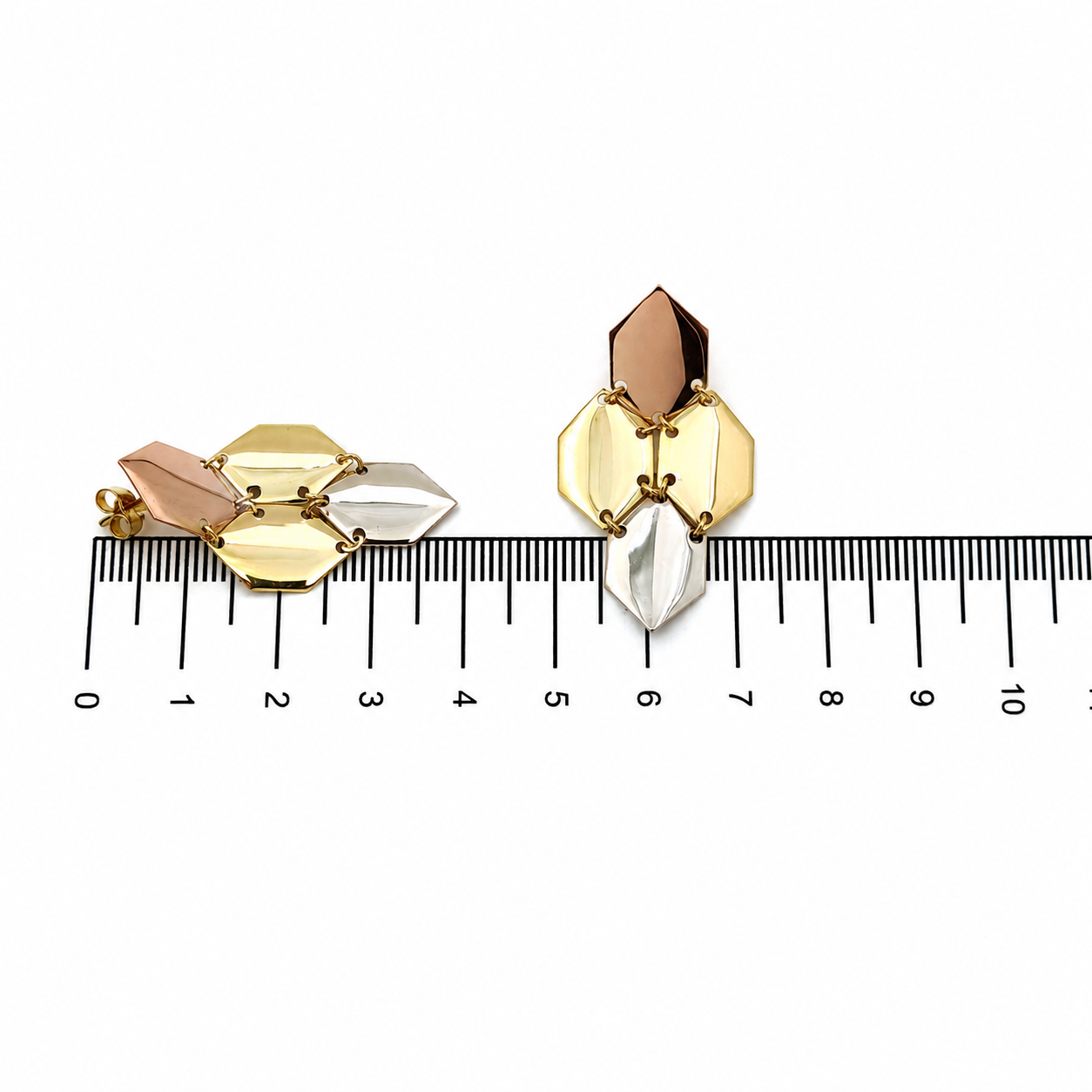 Orecchini - 18 carati Oro giallo, Oro rosa, Oro bianco